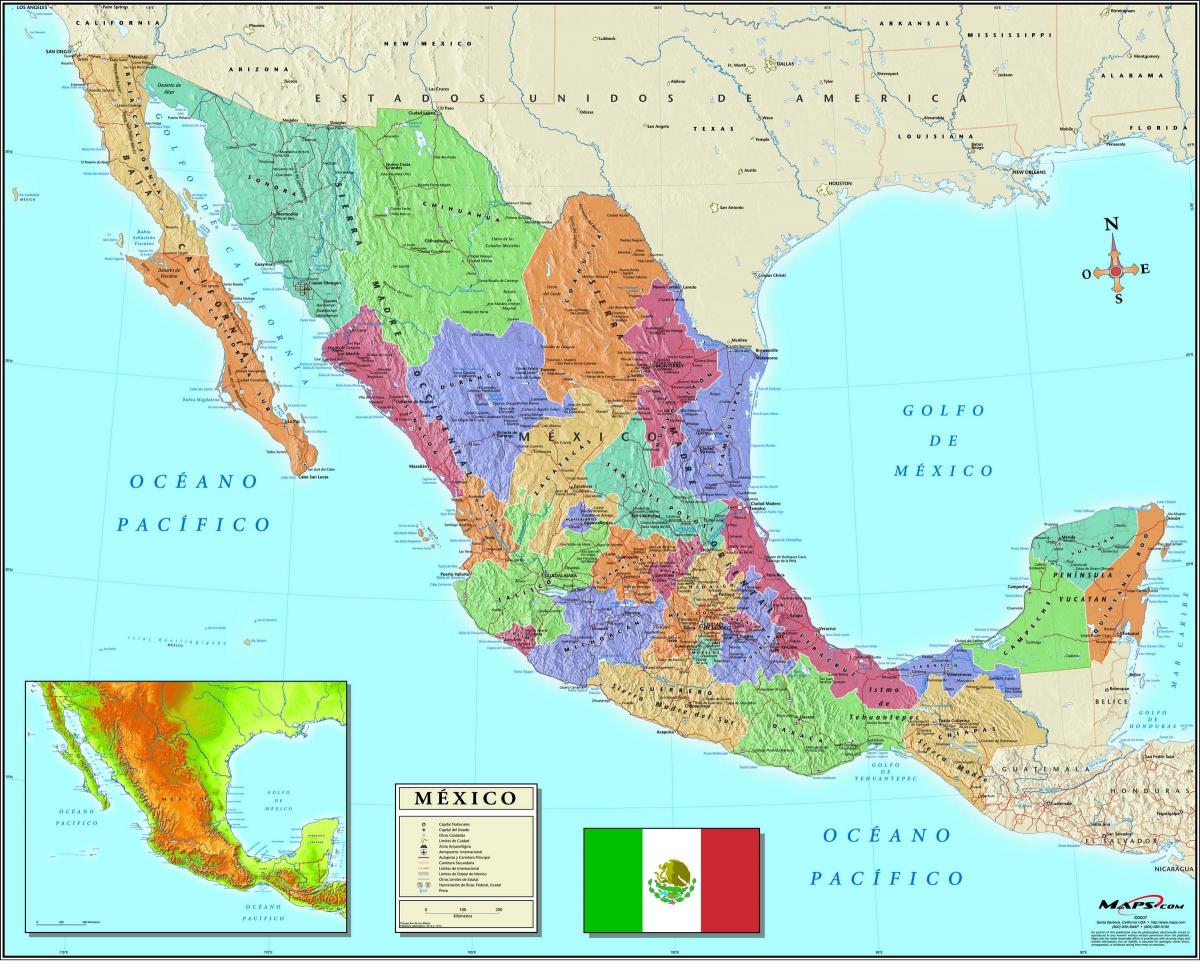 地図のメキシコ市zipコード