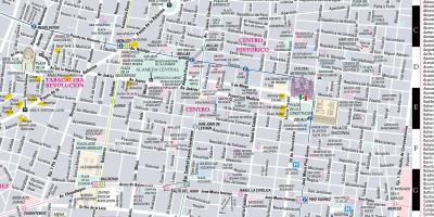 地図streetwiseメキシコシティ