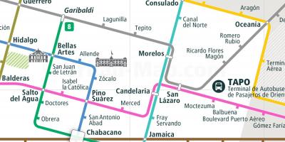 地図tepitoメキシコシティ 