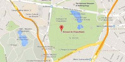 チャプルテペックパーク地図