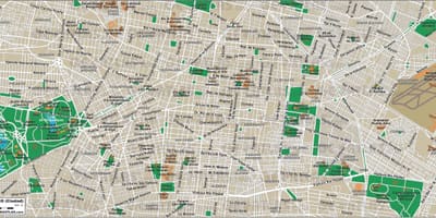 メキシコ市街地図