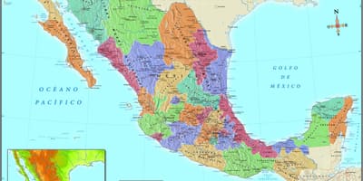 地図のメキシコ市zipコード