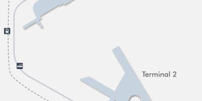Mex空港ターミナルビルの地図