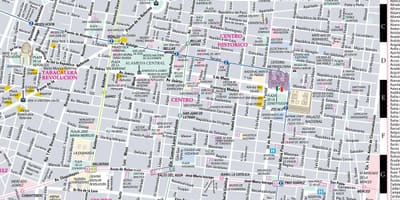 地図streetwiseメキシコシティ